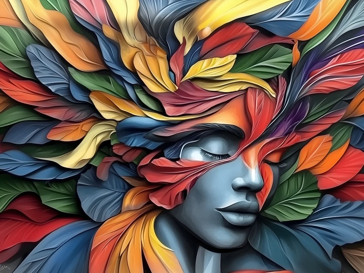 Chromatic Reverie Portrait